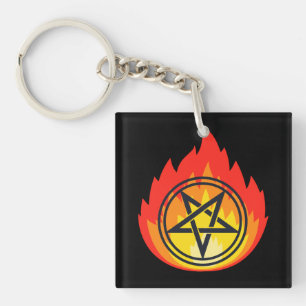 Das Pentagramm Schlüsselanhänger