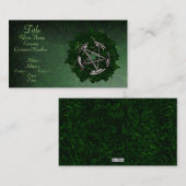 Das Pentagramm und die Umgebung Visitenkarte (Vorne/Hinten)