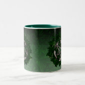 Das Pentagramm und die Umgebung Zweifarbige Tasse (Mittel)