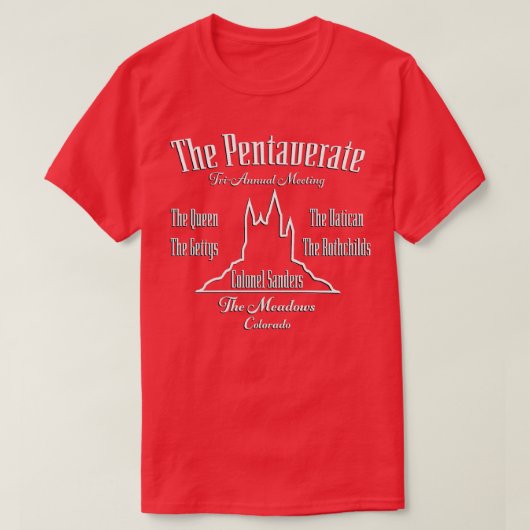 Das Pentaverate Classic TShirt (Design vorne)