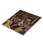 Das Pentecost, c.1598 (Öl auf Platte) Fliese (Seite)