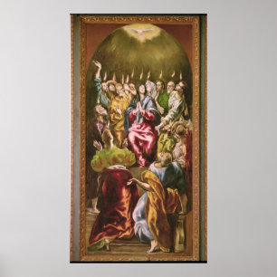 Das Pentecost, c.1604-14 Poster