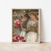 Das Peony Girl | Childe Hassam Poster