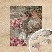 Das Peony Girl | Childe Hassam Puzzle