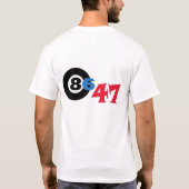 Das perfekt konzipierte "8647"-Getriebe geht nach  T-Shirt (Rückseite)