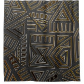 Das perfekte afrikanische Männchen-Motiv Duschvorhang (Vorderseite)