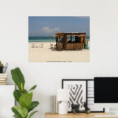 Das perfekte Bar am Strand Poster (Heimbüro)
