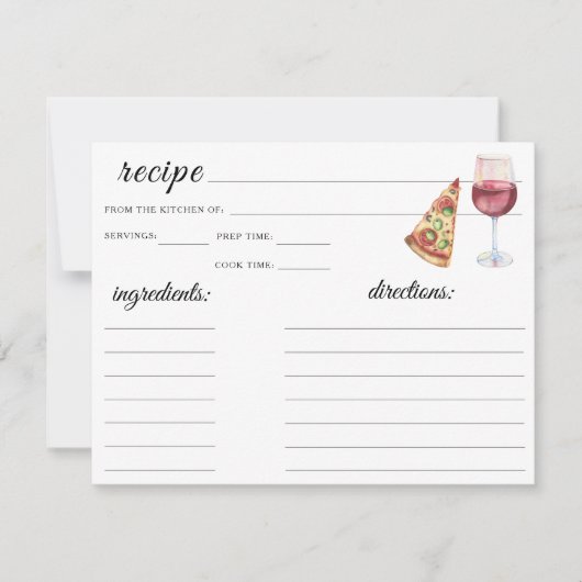 das perfekte Brautparty - Rezept (Vorderseite)