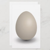 das perfekte Ei Briefpapier (Vorne/Hinten)