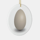 das perfekte Ei Keramikornament (Rechts)