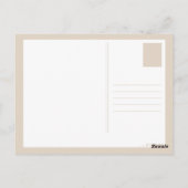 das perfekte Ei Postkarte (Rückseite)