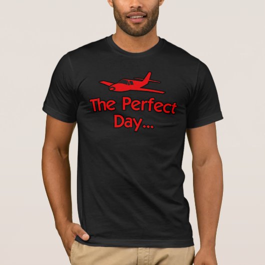 Das perfekte Flugzeug T-Shirt (Vorderseite)