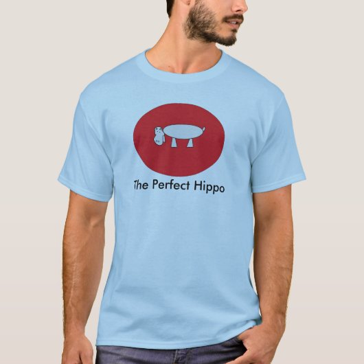Das perfekte Flusspferd T-Shirt (Vorderseite)