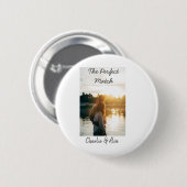 Das perfekte Foto für Hochzeitskinder Button (Vorne & Hinten)