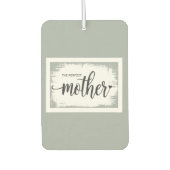 Das perfekte Geschenk für Mutter und Mama Autolufterfrischer (Vorderseite)