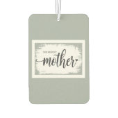 Das perfekte Geschenk für Mutter und Mama Autolufterfrischer (Rückseite)