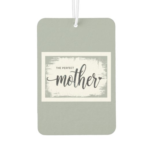 Das perfekte Geschenk für Mutter und Mama Autolufterfrischer (Rückseite)