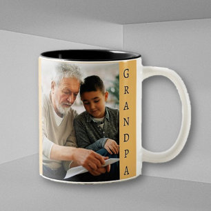 Das perfekte Geschenk für Opa Zweifarbige Tasse