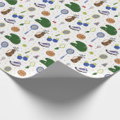Das perfekte Geschenk – Golf-Geschenkpapier Geschenkpapier (Ecke)