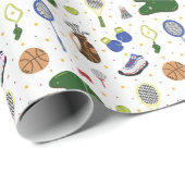Das perfekte Geschenk – Golf-Geschenkpapier Geschenkpapier (Rolleneckpunkt)