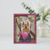 Das perfekte Geschenk Postkarte (Stehend Vorderseite)