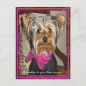 Das perfekte Geschenk Postkarte (Vorderseite)