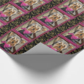 Das perfekte Geschenk Yorkie fertigen besonders an Geschenkpapier (Ecke)