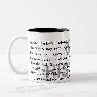 Das perfekte Geschenk Zweifarbige Tasse