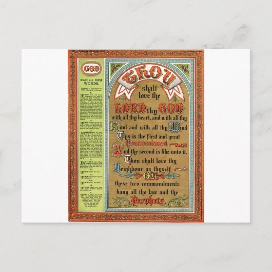 Das perfekte Gesetz der Freiheit Postkarte (Vorderseite)