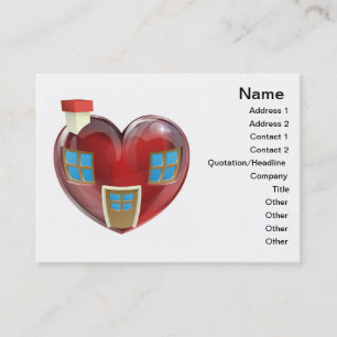 Das perfekte Hauskonzept Visitenkarte