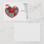 Das perfekte Hauskonzept Visitenkarte (Vorne/Hinten)