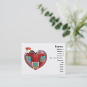 Das perfekte Hauskonzept Visitenkarte (Stehend Vorderseite)