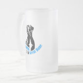 Das perfekte Kind ist ein toller Tane Mattglas Bierglas (Vorderseite Links)