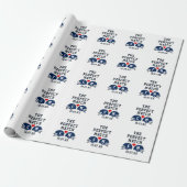 Das perfekte Match-Fußball-Hochzeitmonogramm Geschenkpapier (Ungerollt)