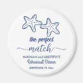 Das perfekte Match Seestern Probeessen Geschenk Magnet (Vorne)