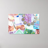 Das perfekte Motiv für jede Bank! Leinwanddruck (Vorderseite)