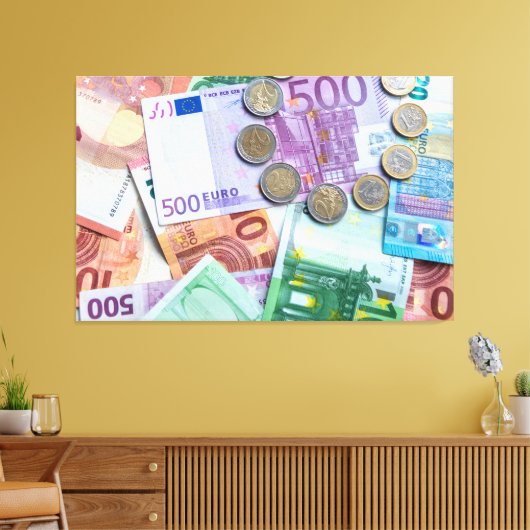 Das perfekte Motiv für jede Bank! Leinwanddruck (Insitu (Wohnzimmer))