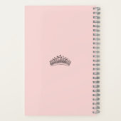 Das perfekte Notebook | Rose Pink Glitz Notizblock (Rückseite)