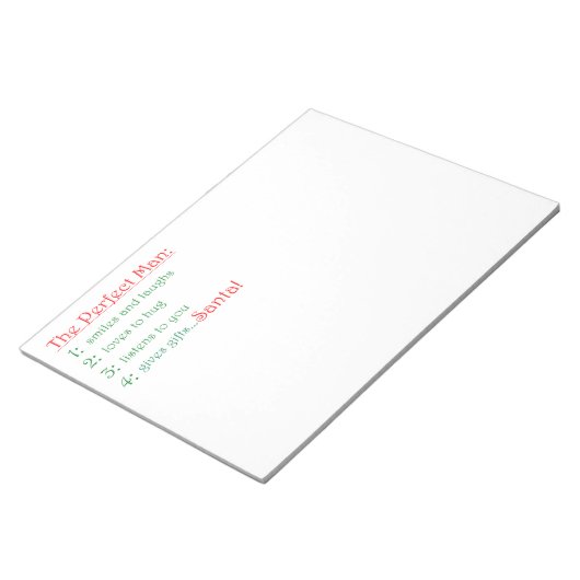 Das perfekte Notizblock (angewinkelt)