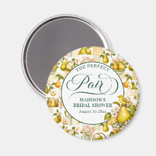 Das perfekte Paar Cottagecore-Brautparty-Geschenk Magnet