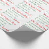 Das perfekte Papier für Menschenverpackungen Geschenkpapier (Ecke)