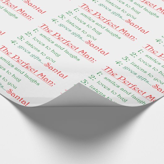 Das perfekte Papier für Menschenverpackungen Geschenkpapier (Ecke)