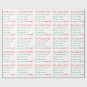 Das perfekte Papier für Menschenverpackungen Geschenkpapier (Flach)