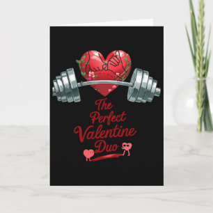 Das perfekte Valentins-Duo für aktive Paare Männer Karte