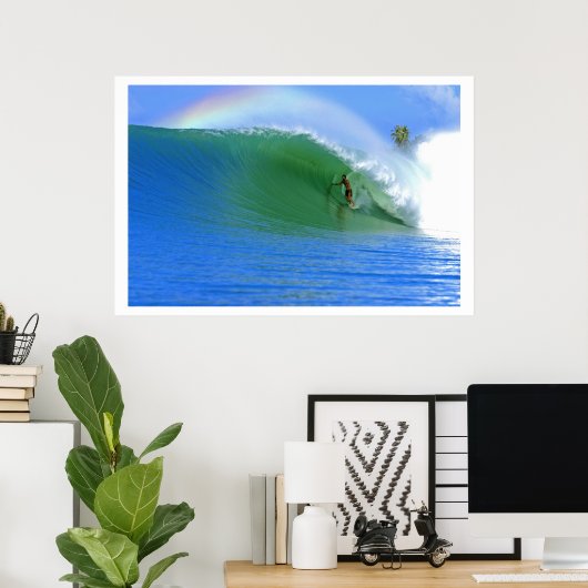 Das perfekte Wellenposter surfen Poster (Heimbüro)