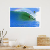 Das perfekte Wellenposter surfen Poster (Küche)