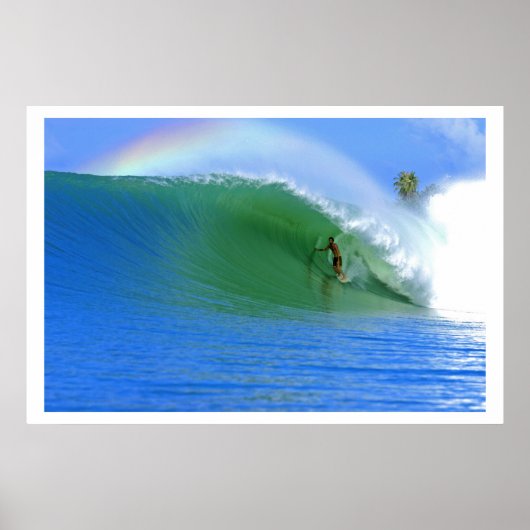 Das perfekte Wellenposter surfen Poster (Vorne)