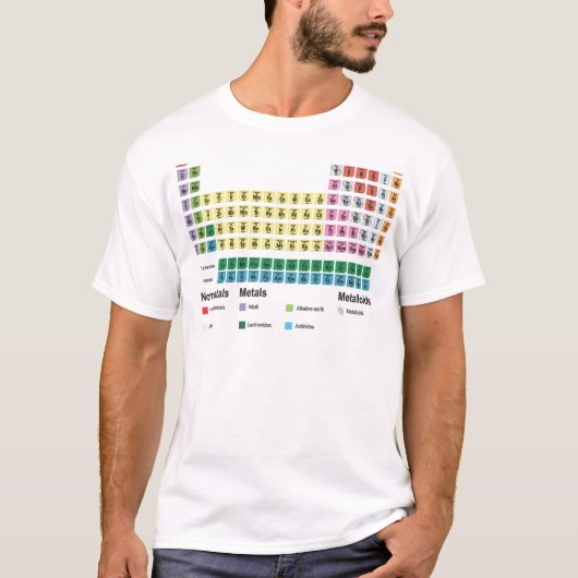 Das Periodensystem der Elemente T-Shirt (Vorderseite)