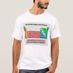 Das Periodensystem (einfach mit Elementhintergrund T-Shirt