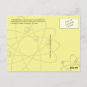 Das Periodensystem Postkarte (Rückseite)